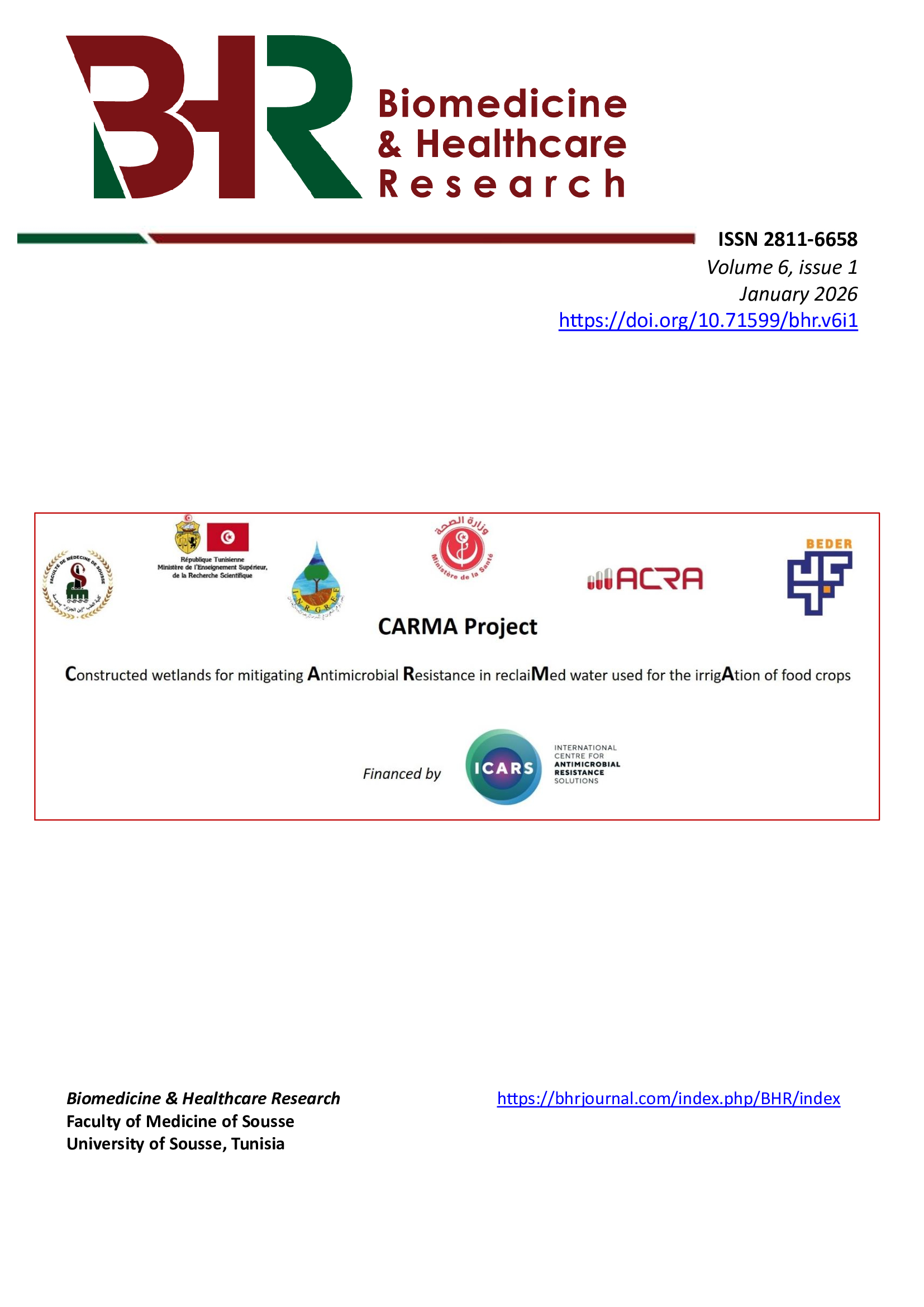 					View Vol. 6 No. 1 (2026): Volume 6, 2026
				